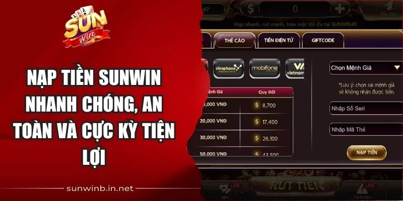 Nạp Tiền Sunwin
